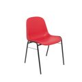 Cadeira de Receção Alborea Piqueras Y Crespo 423RJ Vermelho (4 Uds)