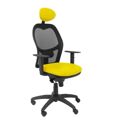 Cadeira de Escritório com Apoio para a Cabeça Jorquera Malla Piqueras Y Crespo Snspamc Amarelo