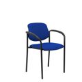 Cadeira de Receção Villalgordo Piqueras Y Crespo Nspazcb Imitação de Couro Azul