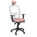 Cadeira de Escritório com Apoio para a Cabeça Jorquera Piqueras Y Crespo ALI710C Cor de Rosa