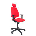 Cadeira de Escritório com Apoio para a Cabeça Montalvos Piqueras Y Crespo LI350CB Vermelho