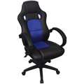 Cadeira Gaming Executiva em Pele Artificial Azul