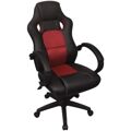 Cadeira Gaming Executiva em Pele Artificial Vermelho