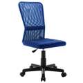 Cadeira de Escritório 44x52x100 cm Tecido de Malha Azul