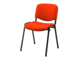 Cadeira de Escritorio Q-connect 81 X 46,5 X 44 cm de Cor Vermelho