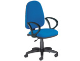 Cadeira de Escritorio Rocada com Bracos Cor Azul Diametro Base 610 mm Encosto de 490 mm X 420 mm