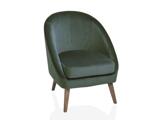 Cadeira Nitaca Lia Velvet Verde 60x60x75 cm