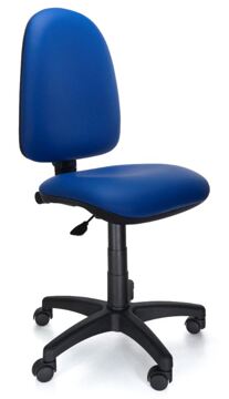 Cadeiras Escritório Operativa Costa Alta com Rodas Uruguai Azul