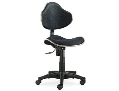 Cadeira Q-connect Giratoria Encosto Medio Regulável Altura 820+120mm Alt. 505mm Largura e 455mm Prof. Preta