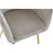 Cadeira Dkd Home Decor Bege Poliéster Metal Dourado (56 X 60 X 85 cm)