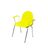 Cadeira de Receção Ves Piqueras Y Crespo 4320AM Amarelo (4 Uds)