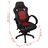 Cadeira Gaming Executiva Em Pele Artificial Vermelho