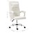Cadeira Escritório C/ Função Massagem Couro Artificial Branco