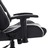 Cadeira de Gaming Couro Artificial Preto e Branco