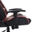 Cadeira de Gaming Couro Artificial Preto e Laranja