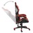 Cadeira Gaming Couro Artificial Preto e Vermelho