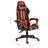 Cadeira Gaming Couro Artificial Preto e Vermelho