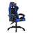 Cadeira Gaming C/ Luzes LED Rgb Couro Artif. Azul/preto