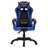 Cadeira Gaming C/ Luzes LED Rgb Couro Artif. Azul/preto