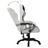 Cadeira Gaming Luzes LED Rgb Couro Artif. Branco/preto