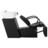 Cadeira Salão/cabeleireiro + Lavatório Couro Art. Preto/branco