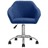 Cadeira de Escritório Giratória Tecido Azul