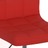 Cadeira de Escritório Giratória Couro Artificial Vermelho Tinto