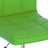 Cadeira de Escritório Giratória Couro Artificial Verde