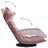 Cadeira de Piso Giratória Veludo Rosa