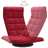 Cadeira de Piso Giratória Veludo Vermelho Tinto