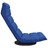 Cadeira de Piso Giratória Tecido Azul