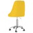 Cadeira de Escritório Giratória Tecido Amarelo Mostarda