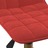 Cadeira de Escritório Giratória Veludo Vermelho Tinto