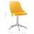 Cadeira de Escritório Giratória Veludo Amarelo