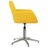 Cadeira de Escritório Giratória Tecido Amarelo-claro