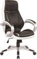 Cadeiras de Escritório Constanza, Pele Sintética Preto-branco